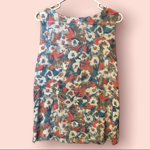 LOFT sleeveless ruffle blouse - Picture 6 of 8